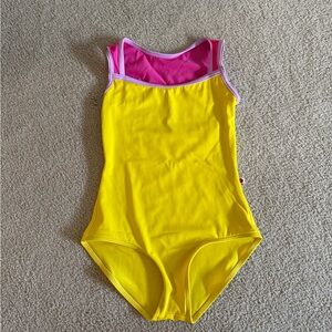 Yumiko Bright Yellow Leotard